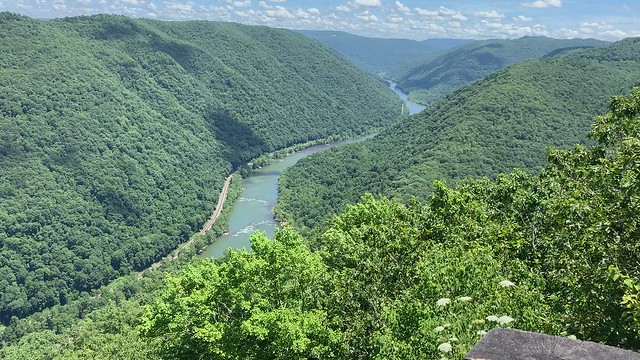 Grandview in New River Gorge National Park, West Virginia