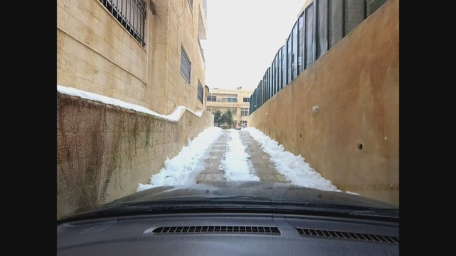 Unusual winter in Jordan.