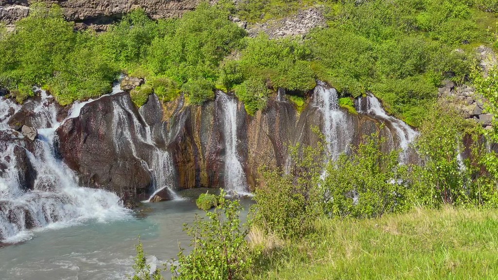 _Hraunfossar waterfall, Iceland 1