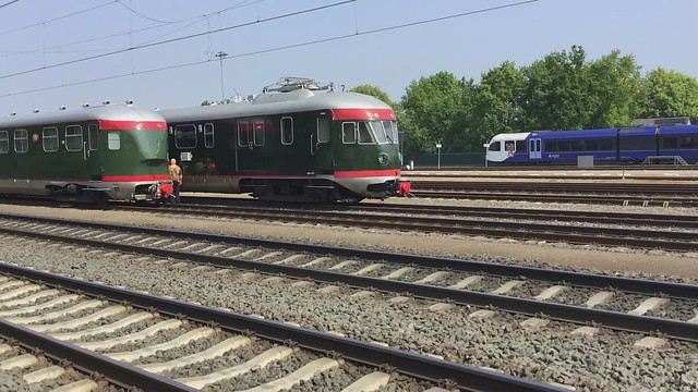Dutch (The Netherlands) Museum Train , Mat46 Muizenneus at Blerick the Netherlands 6.5.2022