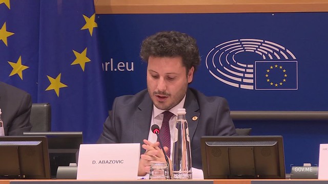 Dritan Abazović - izlaganje pred evroposlanicima, članovima Evropskog parlamenta za CG (I dio)