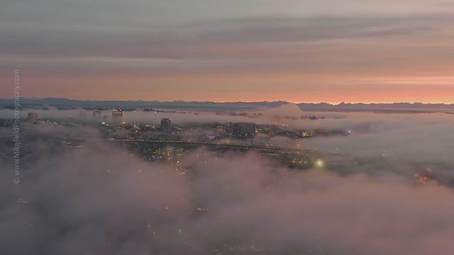 Seattle Fog Sunrise