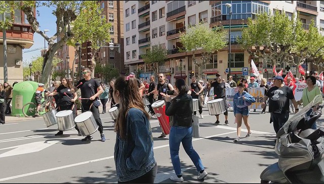 May 1st Labor Day March (Short 22 second video) - Logroño, La Rioja, Spain