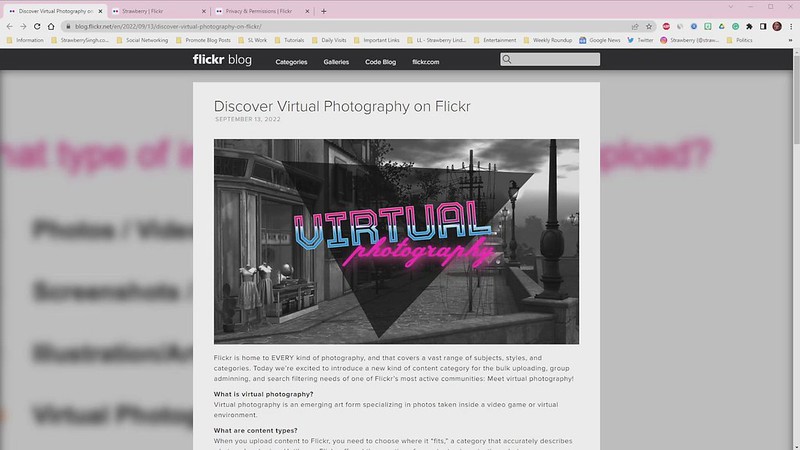 Virtual Photography on Flickr