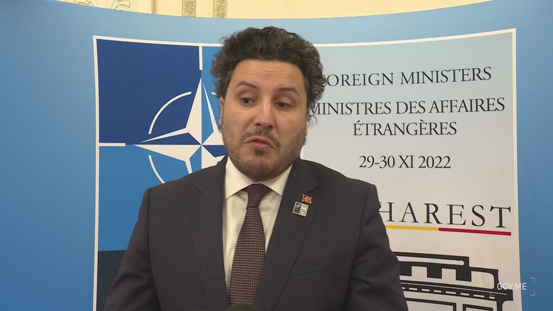Dritan Abazović - izjava tokom drugog dana NATO sastanka ministara vanjskih poslova u Bukureštu - I dio