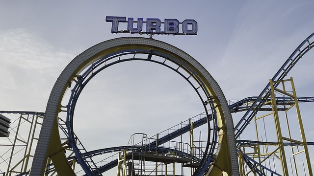 Turbo rollercoaster on Brighton Pier