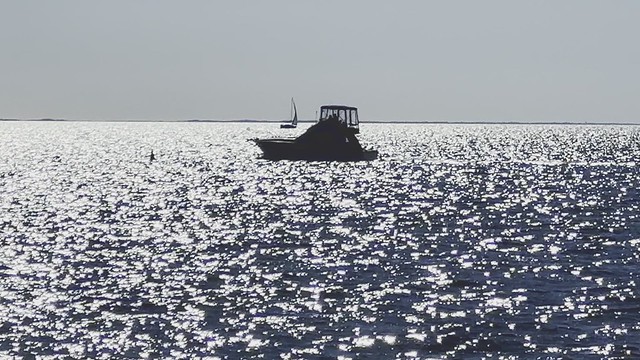 Yachting, Cruising, Sailing, Boating, JetSki Riding Late Fall At Great South Bay, Long Island, New York - IMRAN™