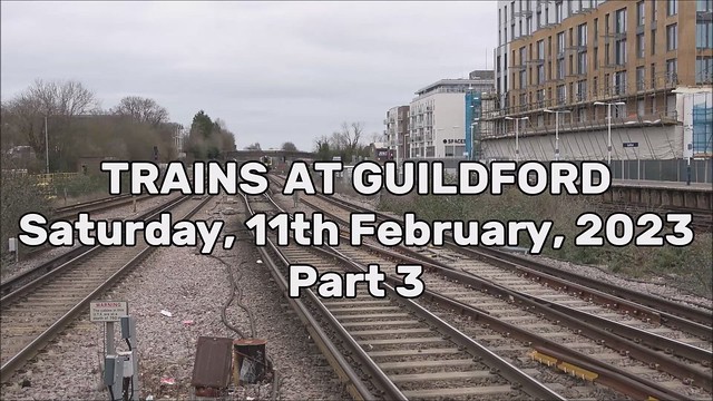 RD24729(vid).  Trains at Guildford, part 3.