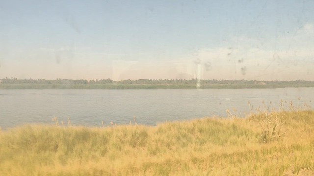 On the Train from Aswan to Luxor, Egypt
