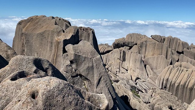 The Summit of Pico das Agulhas Negras ('Black Needles Peak') at 2,791 m (9,157 ft) MSL, Rio de Janeiro and Minas Gerais States, Itatiaia National Park, Brazil.