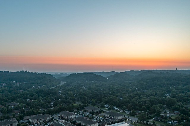 Sunrise over Bellevue, Davidson County, Tennessee [Time Lapse]