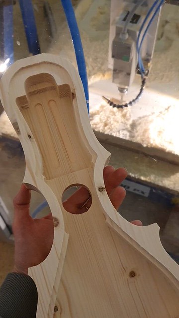 cnc milling of violin case by cncbox