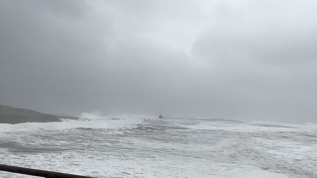Storm Babet - Port Of Aberdeen Scotland - 19th October 2023.
