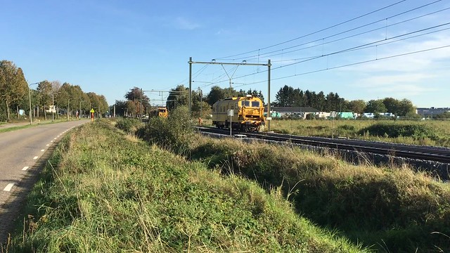Plasser & Theurer EM- Sat 120 Swietelsky Work Train at Horst-Sevenum the Netherlands 17.10.2023 👍👍👍👍👍🚂