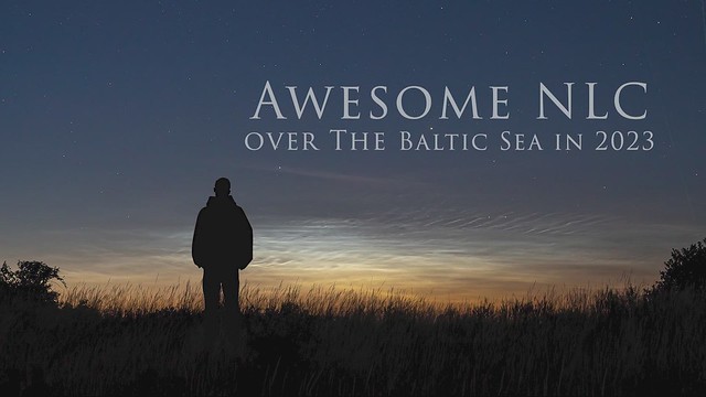 Awesome NLC over the Baltic Sea in 2023