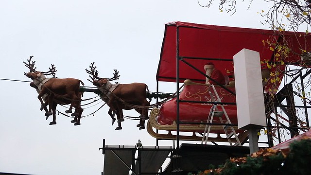 Santa Flying over Montreux - Part one
