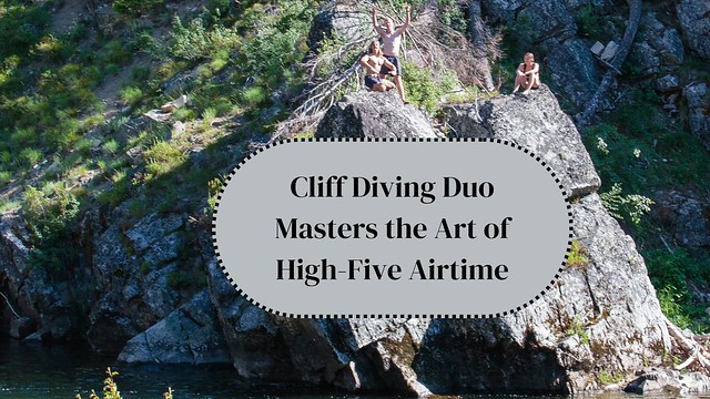 Cliff Diving Duo Masters the Art of High-Five Airtime