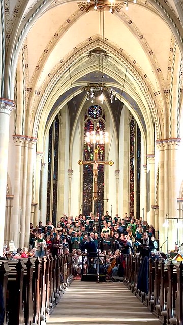 Konzert-Probe in der St. Nicolai Kirche in Lippstadt 