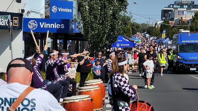 Taiko Drummers at Bentleigh Festival 20240225_111836