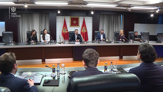 Milojko Spajić - delegacija investitora predvođenih predstavnicima BofA  (19.03.2024.)