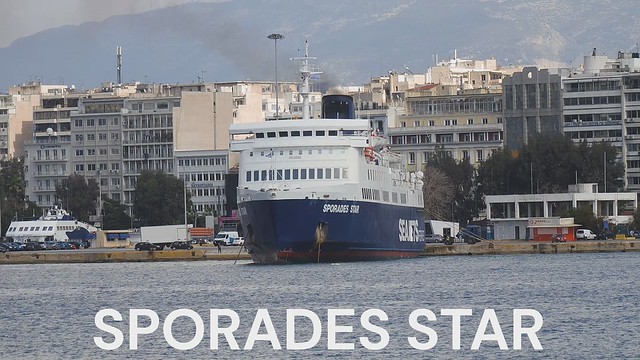 SPORADES STAR departure from Piraeus