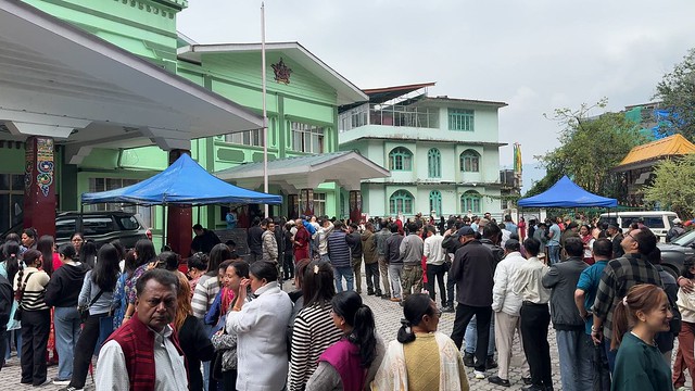 Polling stations and voting in Gangtok, Sikkim