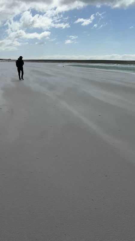 It was a little bit windy