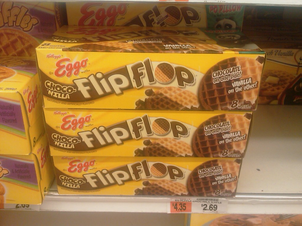 Eggo FlipFlop Waffles.