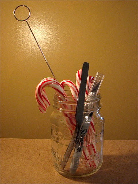 Candy Canes & Sewing Stuff