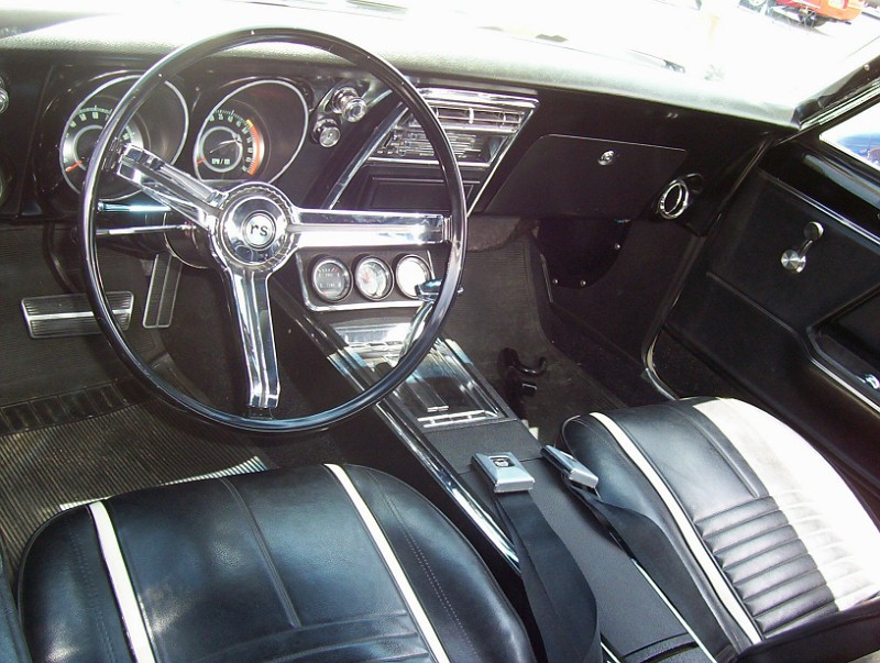 1967 Chevrolet Camaro RS, dash and interior, M Potter