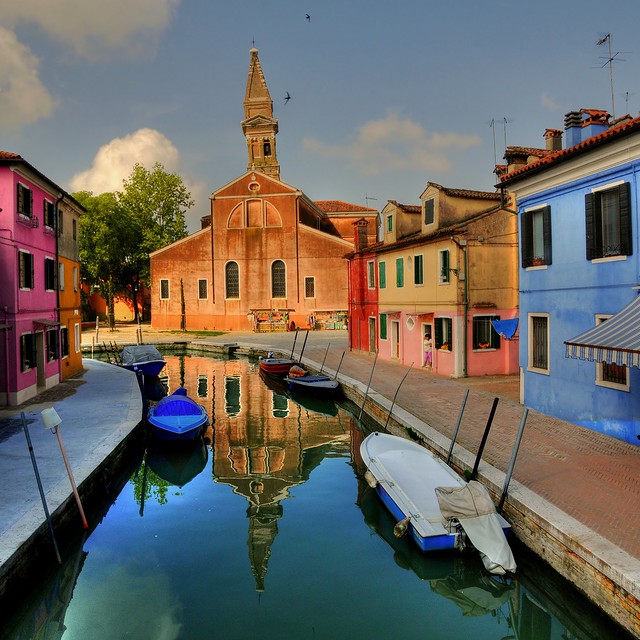 the colors of Burano