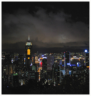 Hong Kong night-time skyline 2004 | O Palsson | Flickr