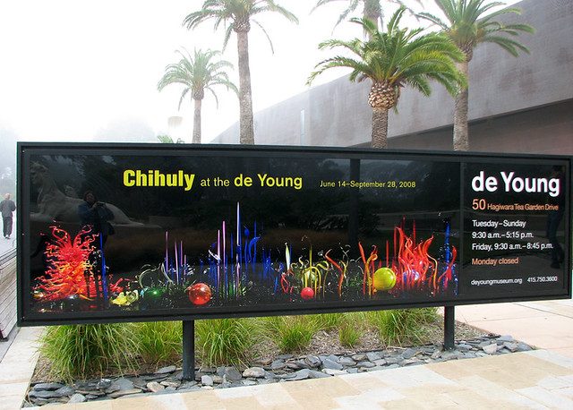 photo - Chihuly @ the DeYoung