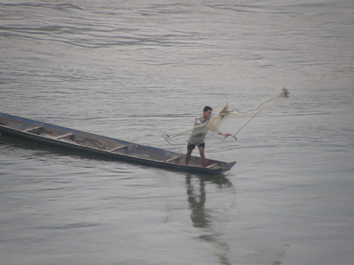 Mekong Fisherman in Luang Prabang