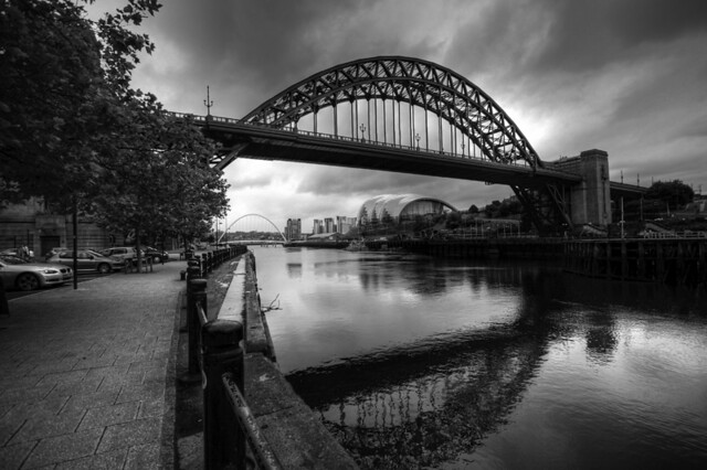 Tyne Bridge & Millenium Bridge - Newcastle, UK