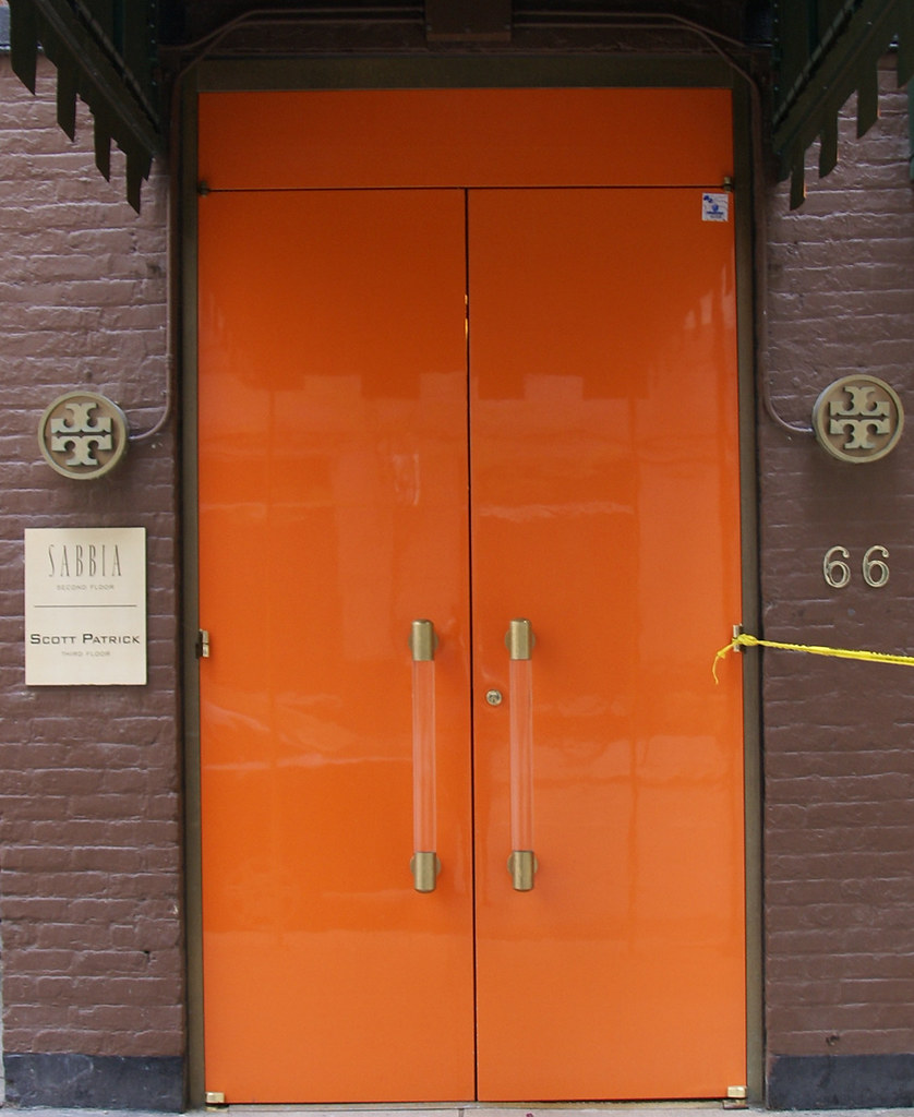 Orange Door | Orange Door to the Tory Burch store on Walton … | Flickr