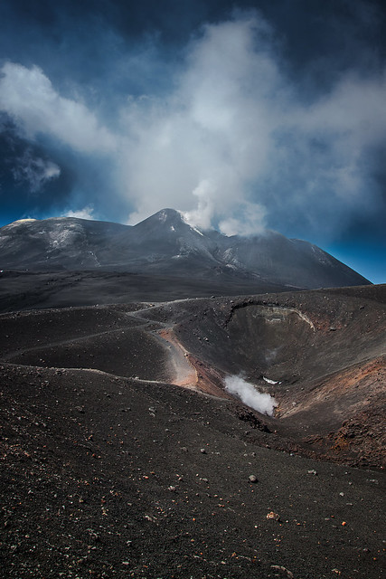Mount Etna, Etna volcano.