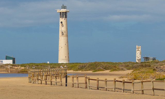 Morro Jable Lighthouse and Salt Marshes