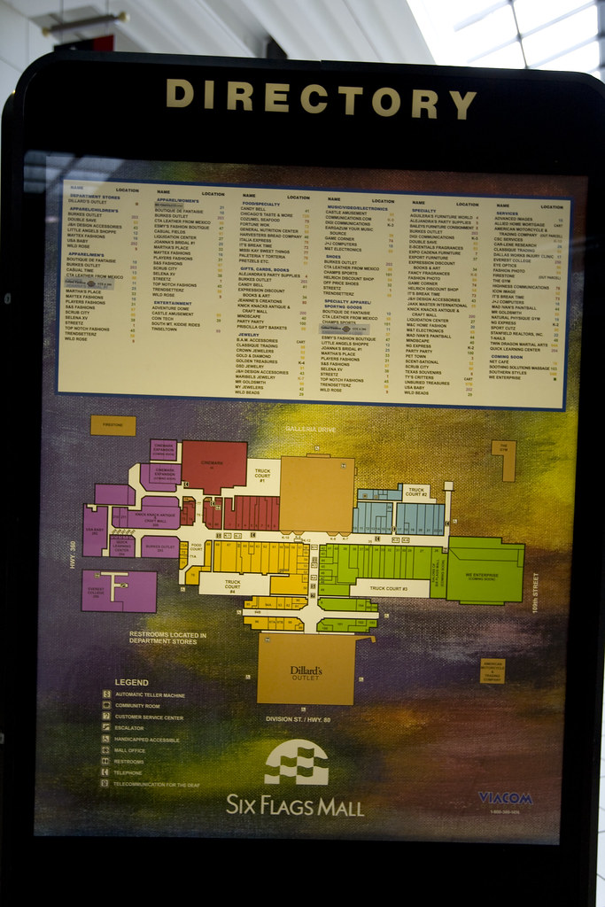 Deceiving Map Examples Six Flags Outlets Mall