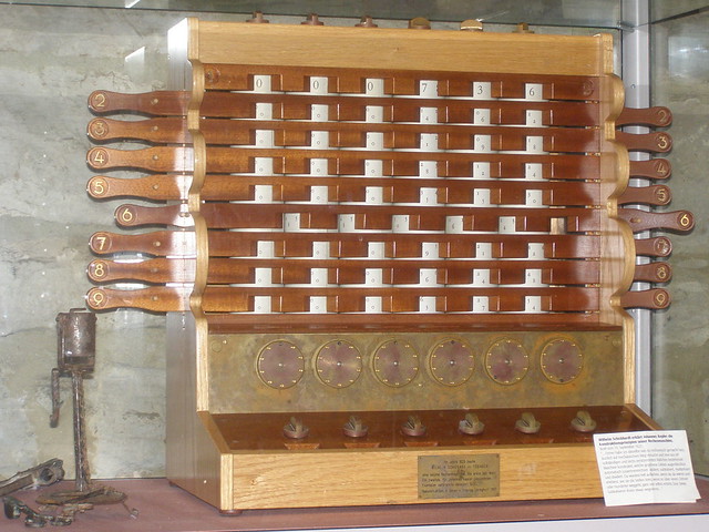 Wilhelm Schickard machine replica 1623