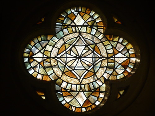 Stained glass window - Aulnay Church | by Changaa