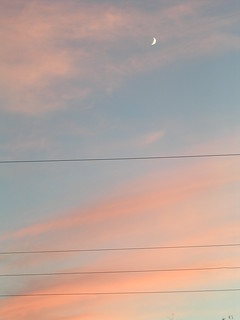 moon over wires