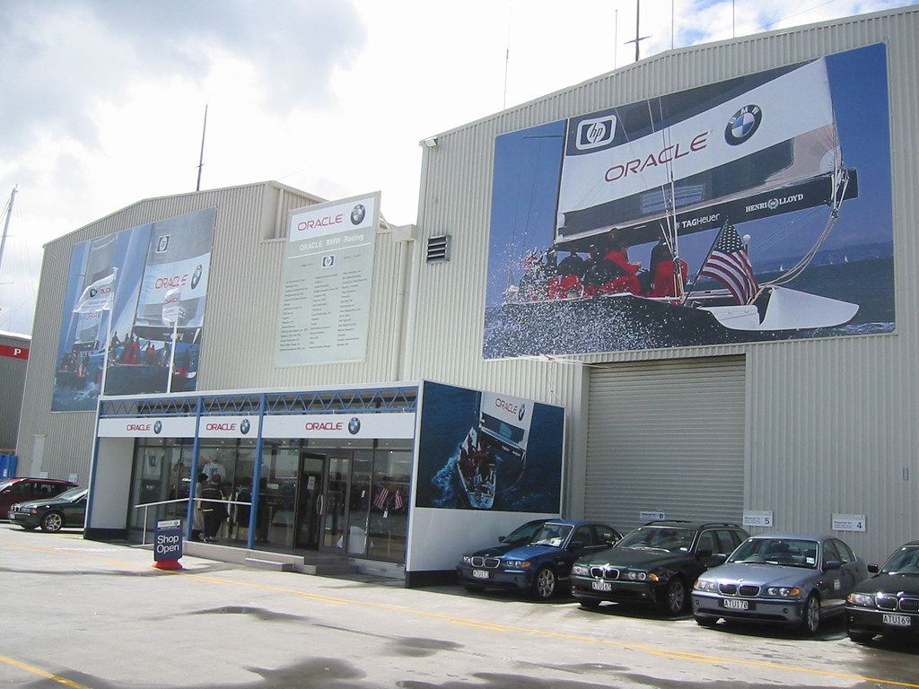 Oracle Racing Garage Oracle Racing Basecamp | Oracle Racing basecamp for America'… | Flickr