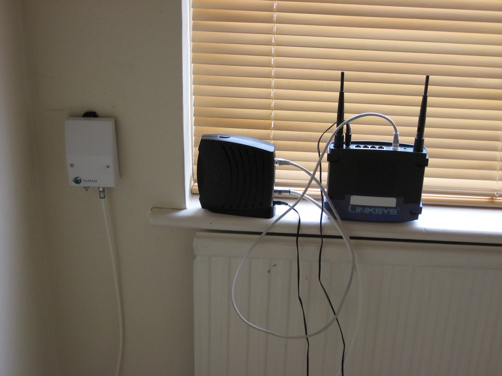 set up and configure modem and router