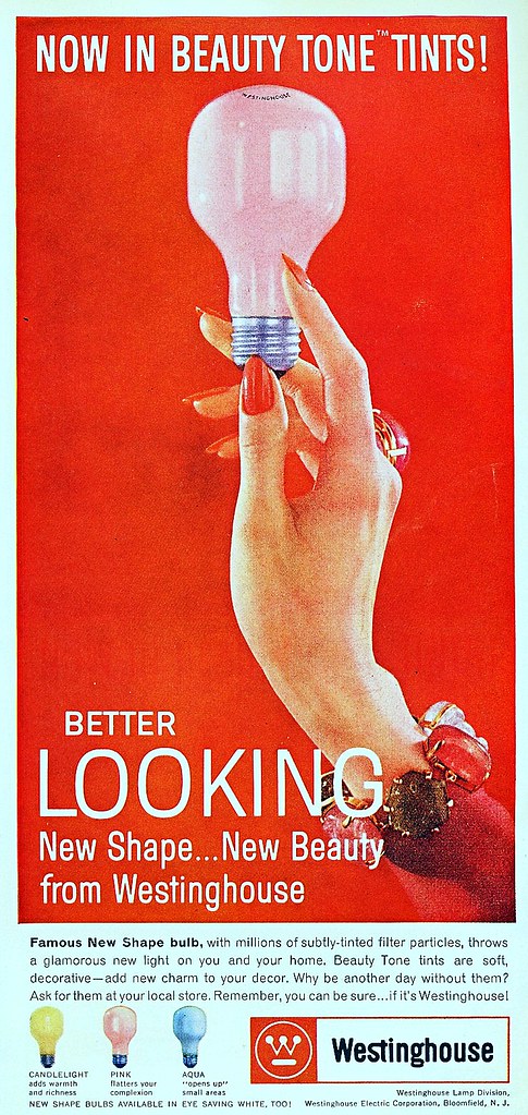 1960 Light Bulb Ad | Westinghouse light bulb ad from the ...