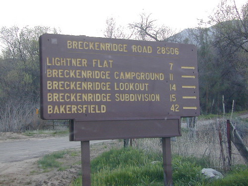 Breckenridge Road Mileage