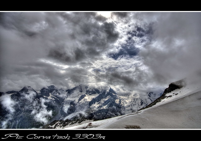 Piz Corvatsch, 3303m, Haute-Engadine (Switzerland)