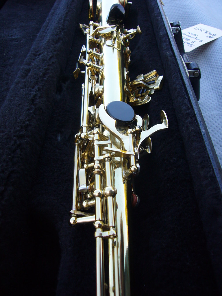 Soprano Saxophone Ligature - Gold Lacquer Replacement For Conn & Selmer Soprano Sax Mouthpieces