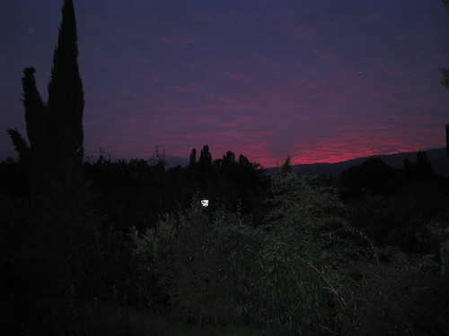 September 18 by Daffydil, Sunset over the Jurasunset jura
