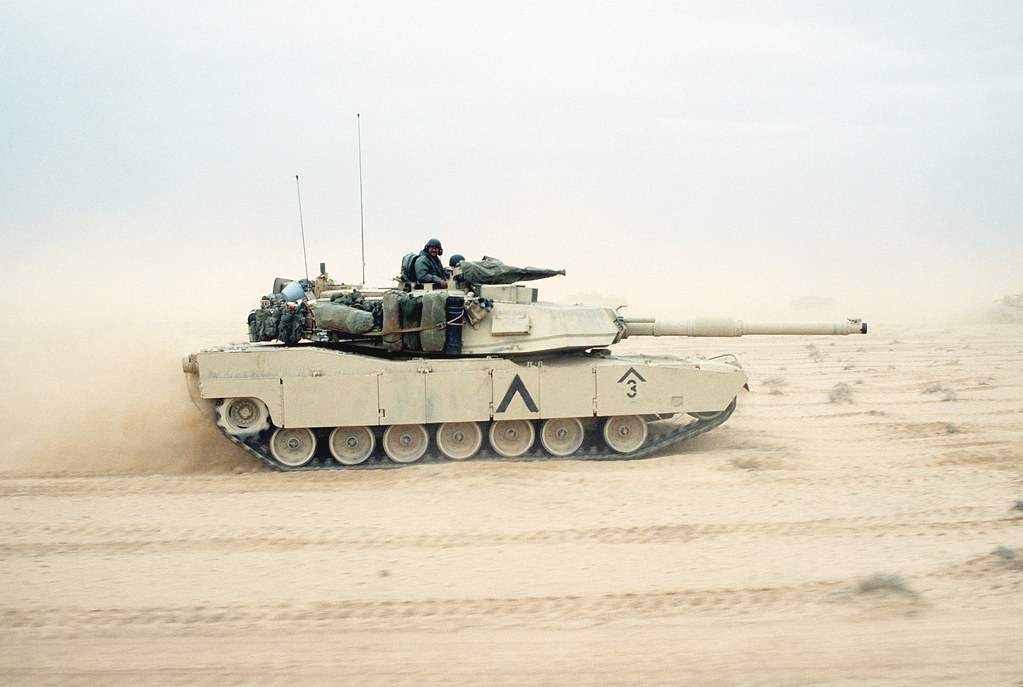 Operation Desert Storm | An M-1A1 Abrams main battle tank of… | Flickr